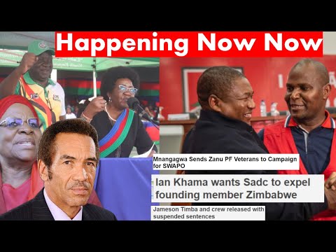 LIVE; Zanu PF in Namibia Election- Calls For Zimbabwe SADC Removal, Mozambique President Airlifted