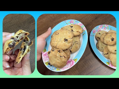 World's Best Raisins COOKIES Recipe | Crunchy Outside, Soft & Chewy Inside 🍪