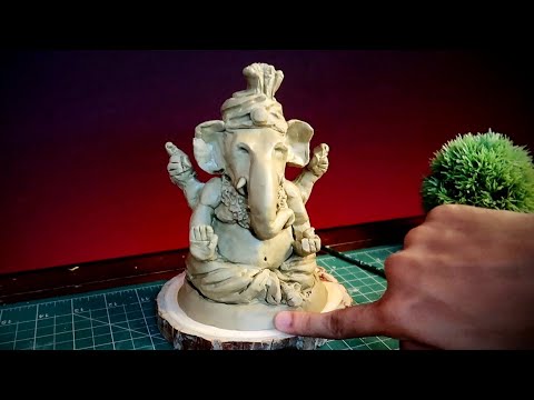 Making Eco Friendly Ganesha at Home