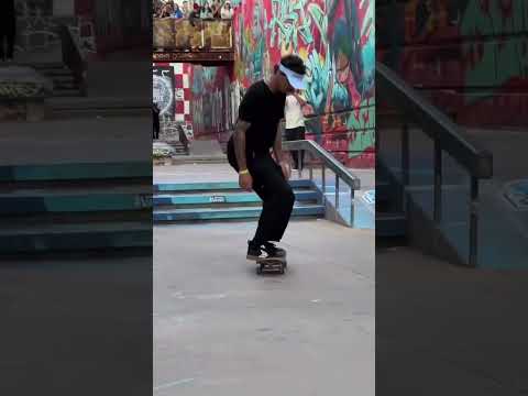 Gustavo Ribeiro, 360 flip noseblunt slide, nollie flip out! #shorts