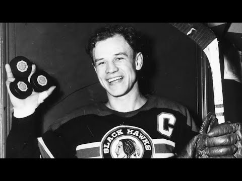 Billy Mosienko already a star winger for the Chicago Blackhawks when, in 1952, he became a legend