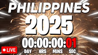 NEW YEAR'S COUNTDOWN 2025 LIVE 🔴 24/7 & Philippine Standard Time, PHST New Year Countdown!