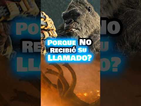 Porque KONG no recibió su LLAMADO? #monsterverse #godzilla #kong #godzillakong #godzillakong #shorts