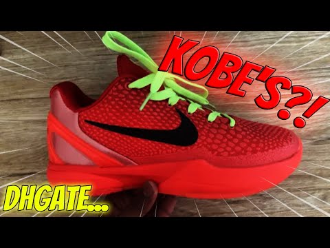 I BOUGHT $30 KOBE REVERSE GRINCHES ON DHGATE… #dhgate #repsneakers #kobe6