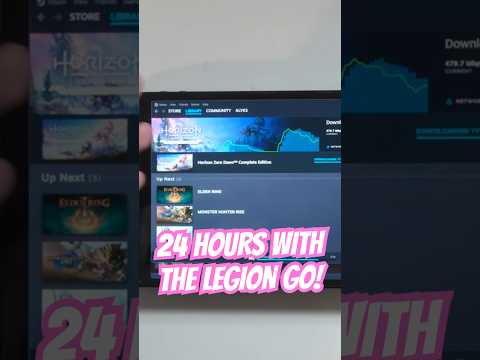 24 HOURS WITH THE LEGION GO! BETTER THAN ROG ALLY? #legiongo #rogally #steamdeck