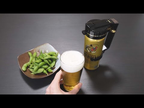 【缶ビールに取り付ける】1秒間に4万回の超音波でクリーミーな「うま泡」を作るハンディビアサーバー / Handy Beer Server