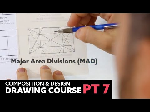 Composition and Design Drawing Course - Dynamic Symmetry Basics (Part 7)