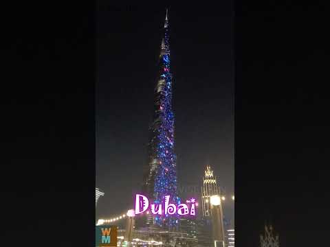 Habibi Burj Khalifa Scene 1 #dubai #museumofthefuture #garden #youtubeshorts