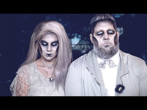 My Fiancé Does His Own Halloween Makeup | Ghostly Bride & Groom