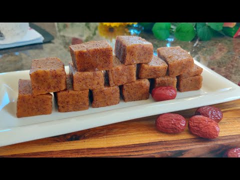 红枣糕的简单做法, 美味养生两不误|Simple Red date cake，Healthy and Delicious