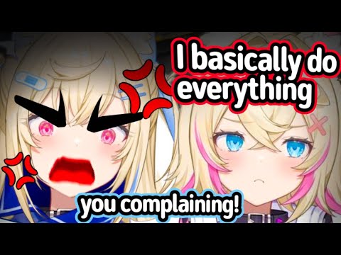 Mococo complains if Fuwawa does nothing, and complains harder if she does something