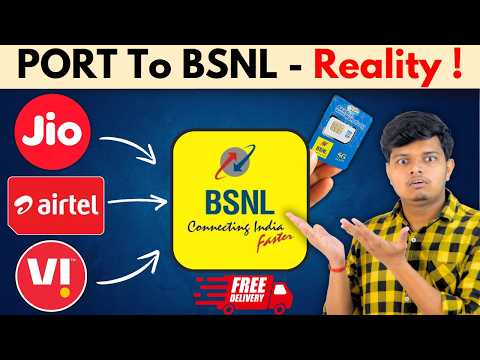 PORT to BSNL! Easy Mobile Number Porting Guide (with BSNL SIM Port Offer)