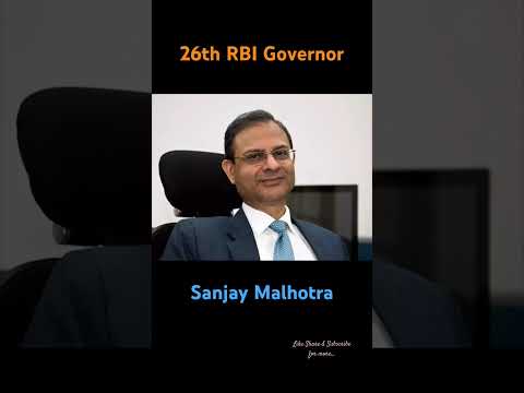 New RBI Governor _26th #shortsfeed #trendingshorts #youtubeshorts #shorts #trending #ytshorts #rbi