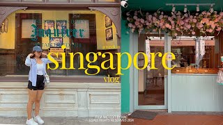 SINGAPORE VLOG 2024 —  part one ✨ exploring tourist spots, accommodation, diy itinerary ⛅️