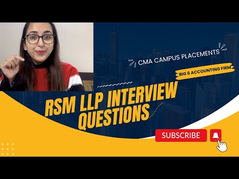 RSM US LLP INTERVIEW QUESTIONS | CMA CAMPUS PLACEMENT INTERVIEW | CMA CA INTERNAL AUDIT INTERVIEW