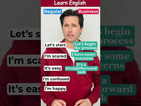 Basic vs Business English Lesson #businessenglish #learnenglish #englishvocabulary