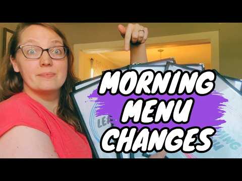 A Look Inside My Morning Menus || Homeschooling Large Family