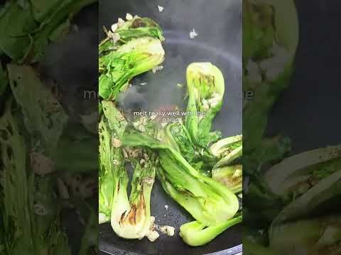 🥬 Baby bok choy stir fry #easyrecipe #asianrecipe #healthyrecipes