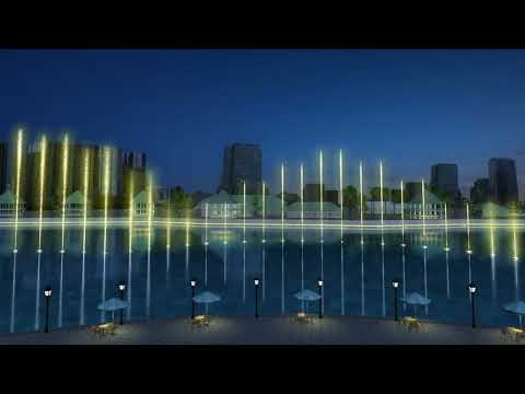 Water Feature: 2D Digital Swing Spray Fountain