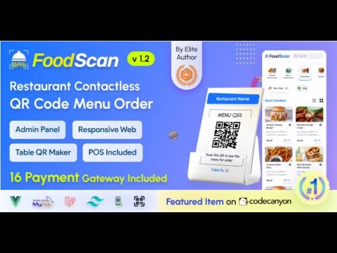 How To Install  FoodScan - Qr Code Restaurant Menu Maker and Contactless Table Ordering System