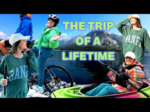 Visiting Banff & Blind Kayaking!!