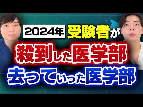 2024年受験者が殺到した医学部、去っていった医学部