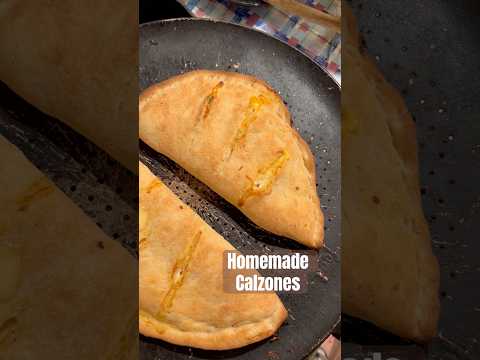 Today on the Homestead: Easy Homemade Calzones From Pizza Dough | Foolproof  Recipes #shorts