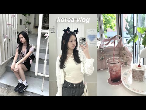 KOREA VLOG☁️: back in seoul, night out with friends, hangang picnic, cute cafe, too much food & soju