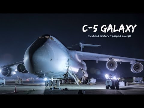 C-5 Galaxy - USAF Lockheed military transport aircraft