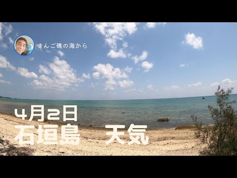 【石垣島天気】4月3日12時ごろ。15秒でわかる今日の石垣島の様子。