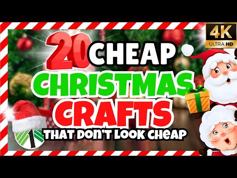 20 Best Christmas Crafts | Dollar Tree Christmas DIYS | Budget Friendly Christmas Decorations