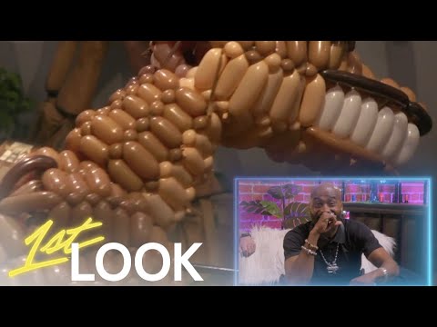 Johnny Bananas Terrifies Children in Dinosaur Balloon Costume, Syrus Reacts | 1st Look TV