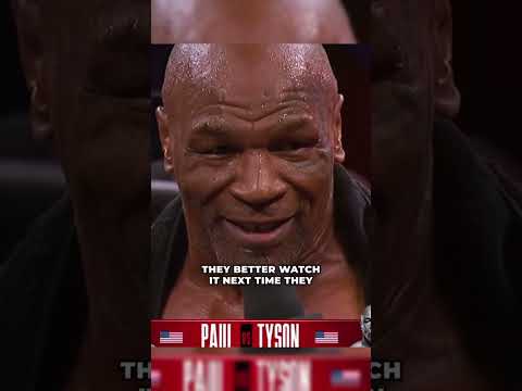 mike tyson vs jake paul