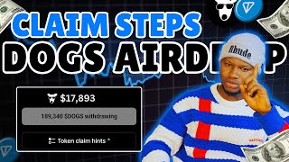 DOGS Airdrop Claiming Process - DOGS Easy Withdrawal Steps and Free Gas Fee