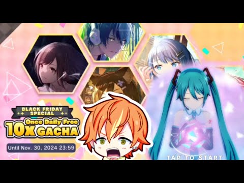 COPING THE GAMBLE ADDICTION!! Black Friday Special Gacha 《Project Sekai》