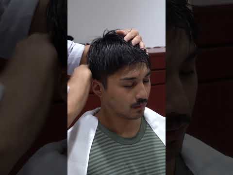 仙台の理容室 貴賓館 #asmr #shorts #barbershop  #massage  #shampoo