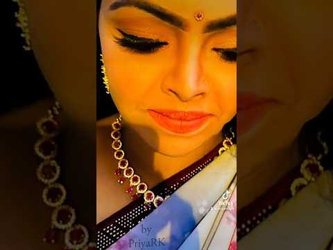 Glam makeover | glow-up | hairstyle | Infinity Saree drapping | by PriyaRK369👑🦋 #subscribe