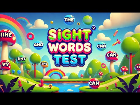 Learn Sight Words and take a Test | Heart Words Lesson Preschool