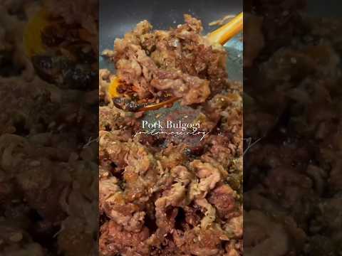 how to make sweet pork bulgogi sauce #shorts #cooking