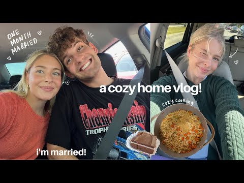 I’m a WIFE!! (a cozy fall vlog)