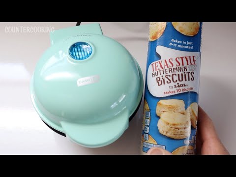 Cooking Biscuits In A Dash Mini Pie Maker - Easy Biscuits For One!