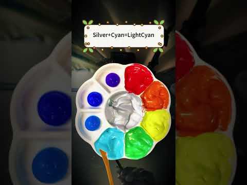 Guess The Final Color🎨04｜MIxing Color｜Satisfying ｜Relaxing| Paint Mixing| ASMR Art