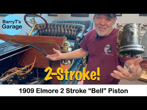 STEP Piston! 1909 Elmore 2 Stroke! Andy Kinworthy with #BarryT at TBAuto