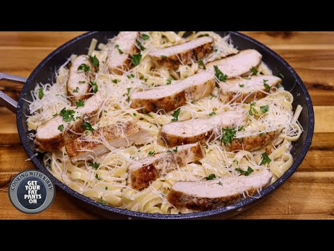 Chicken Alfredo - Fettuccine Alfredo - Easy Recipes