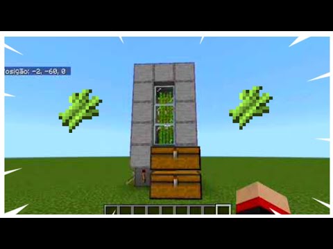 COMO FAZER A MELHOR FARM DE CANA DE AÇÚCAR 0 TICK DO MINECRAFT PE 1.19 ( MINECRAFT BEDROCK )