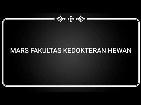 LIRIK MARS FAKULTAS KEDOKTERAN HEWAN