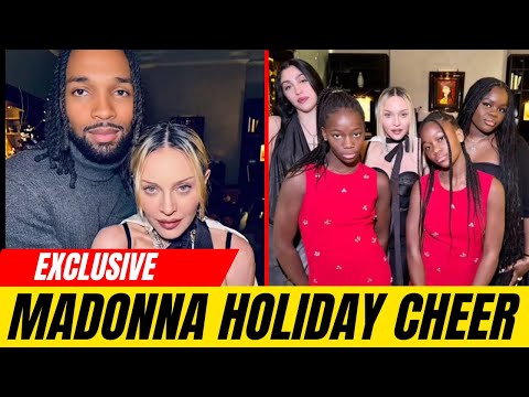 Madonna rings in Christmas, Hanukkah with kids and boyfriend: See pics