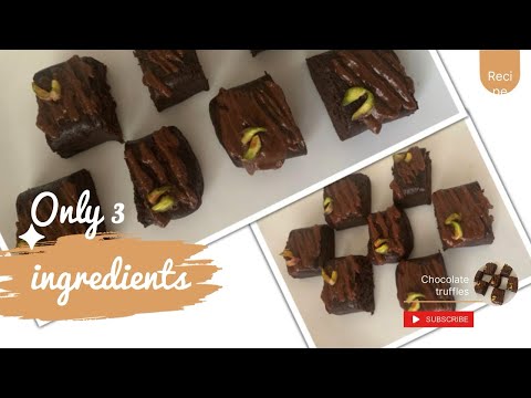 Only 3 ingredients chocolate truffle/Chocolate treat#chocolaterecipe.