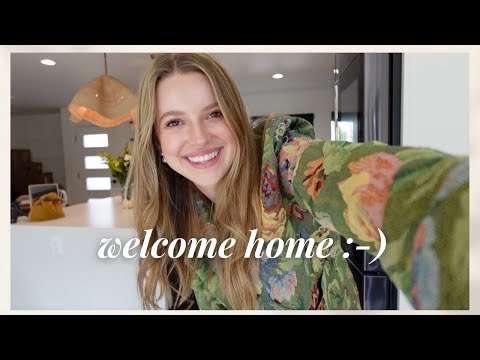 VLOG: we made it home :-) first days in the house, projects + packages!