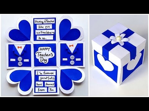 Teacher's day Surprise gift idea 2023 / DIY Teacher's day greeting card making